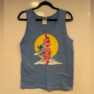 Lilo and stitch Hawaiian Roller Coaster Ride surf Disney tank‎ top